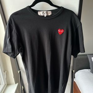 Cdg play tshirt